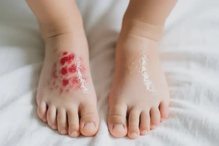 少儿脚上长湿疹可不可以彻底自愈(图3)