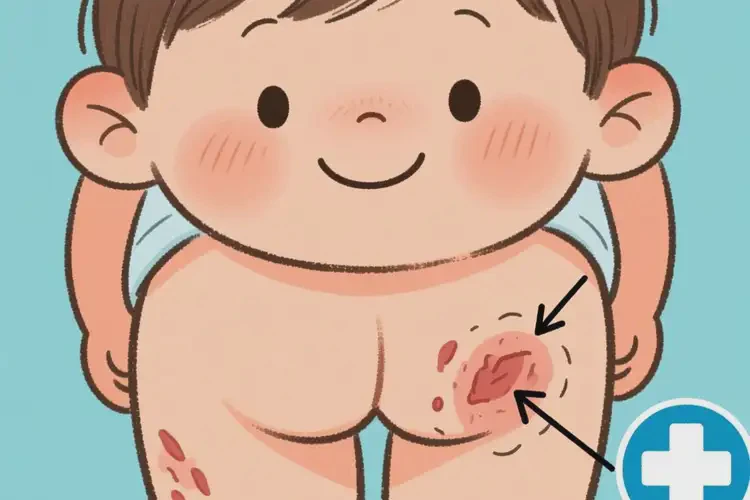 少儿屁股出湿疹不管它会自己好吗(图2)