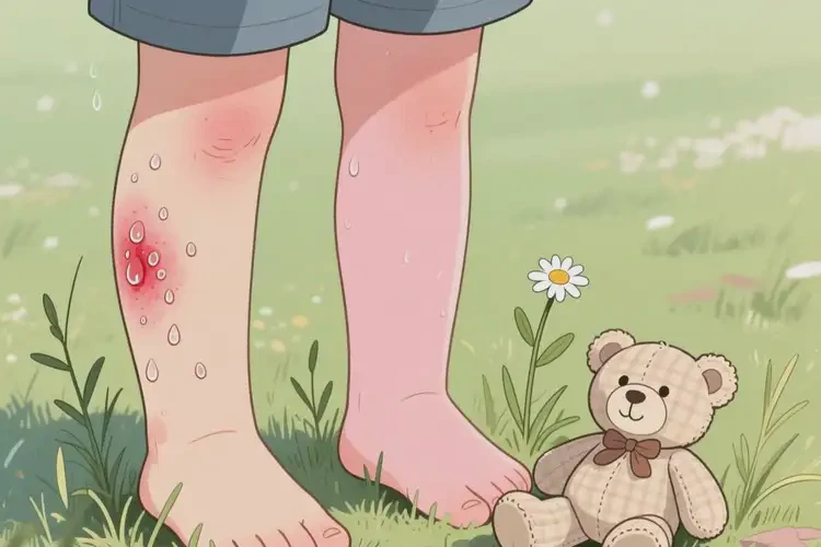 孩子小腿經(jīng)常長濕疹可以徹底自愈嗎(圖1)