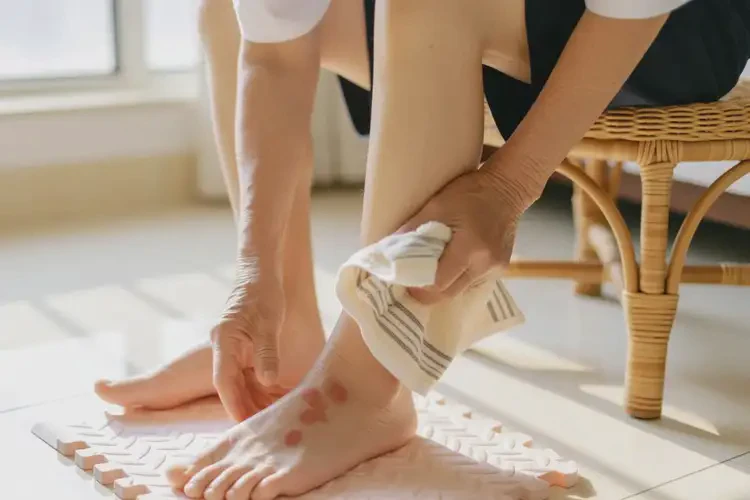 高齡老人腳上容易起濕疹能不能徹底自愈(圖1)