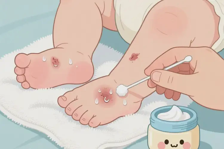 婴幼儿脚上出现湿疹可不可以彻底自愈(图2)