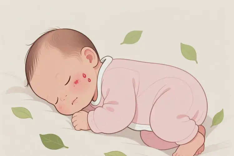 新生兒脖子上出濕疹能靠自己自愈嗎(圖4)