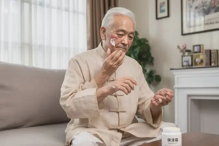 高齡老人臉上容易起濕疹能不能徹底自愈(圖1)