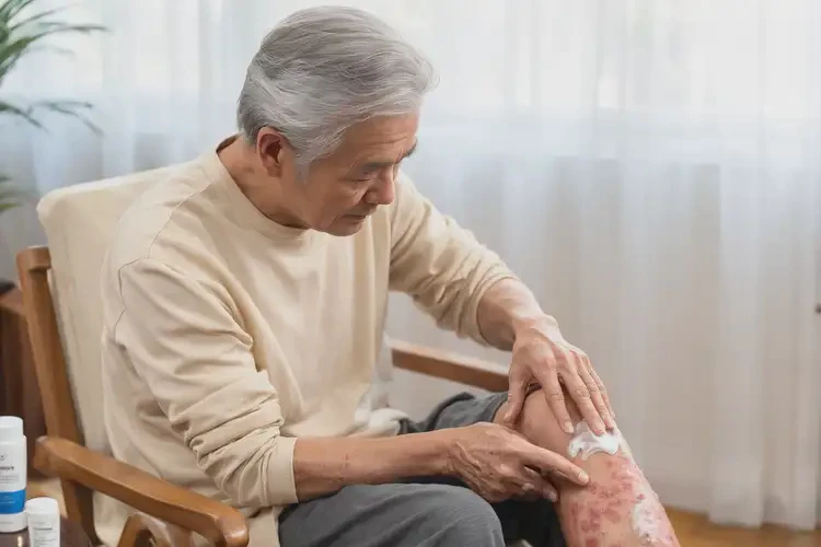 老人大腿起湿疹能彻底自愈吗(图3)