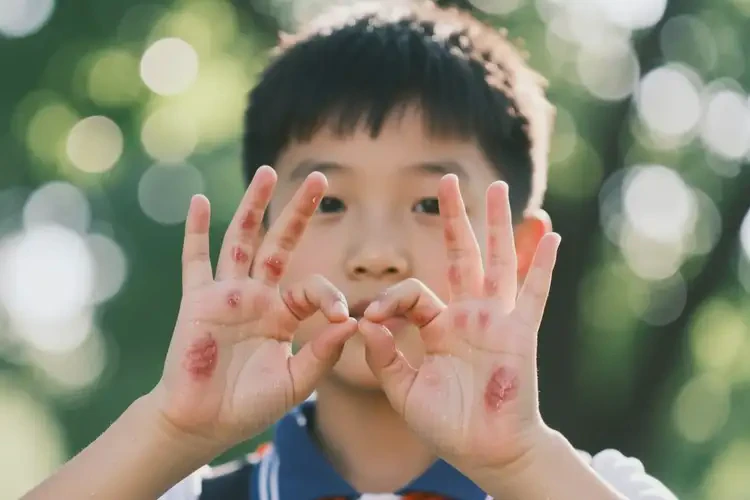 中學生四肢長濕疹能靠自己自愈嗎(圖2)