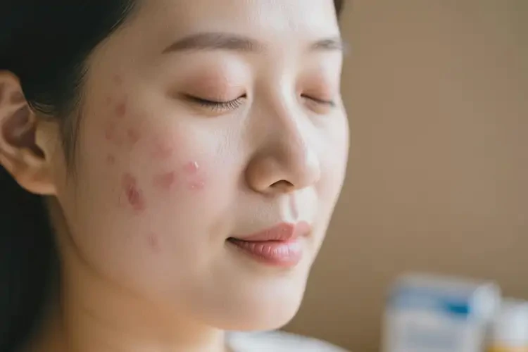 產(chǎn)婦面部偶爾起濕疹能靠自己自愈嗎(圖1)