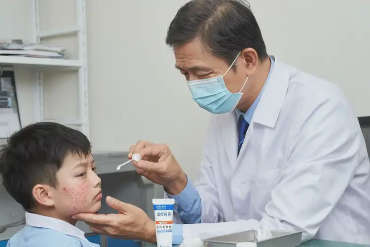 少兒面部有濕疹能夠徹底治愈嗎(圖3)