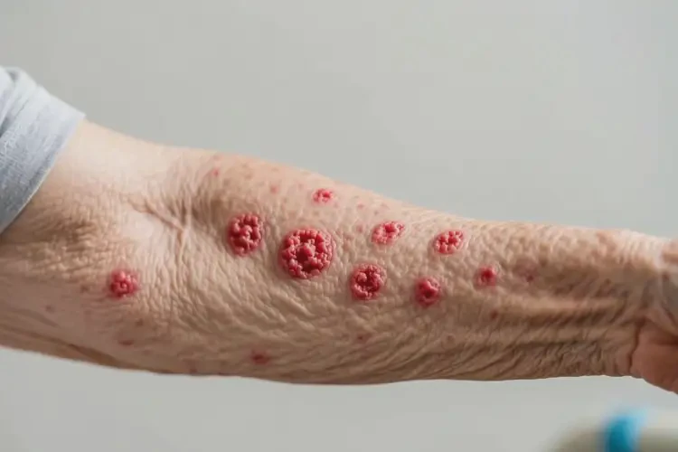 老年人手臂上有濕疹不管它會自己自愈嗎(圖2)