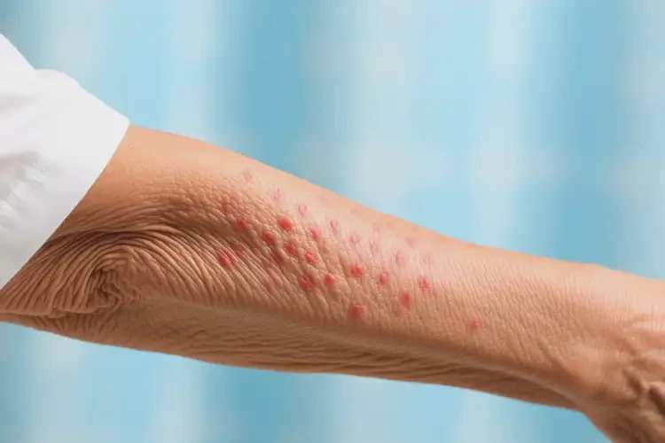 老年人身上出濕疹不管它會自己自愈嗎(圖1)