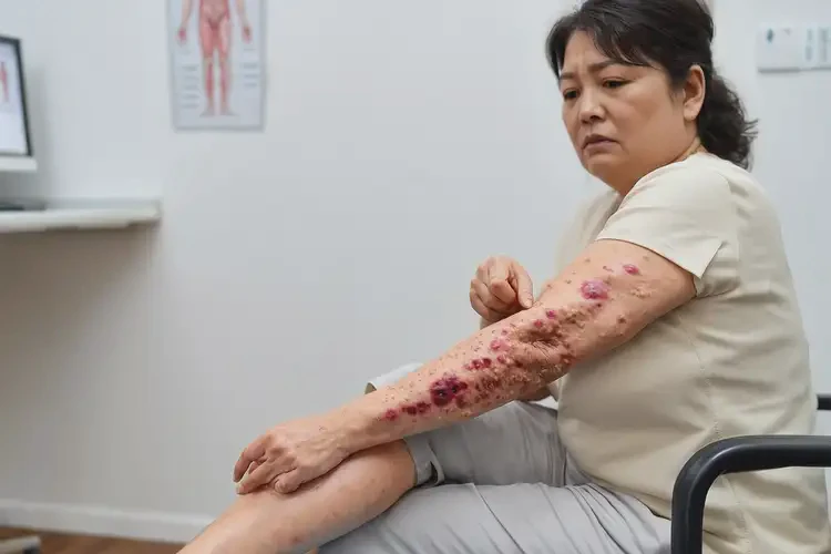 女人四肢經常長濕疹不管它會自己好嗎(圖4)