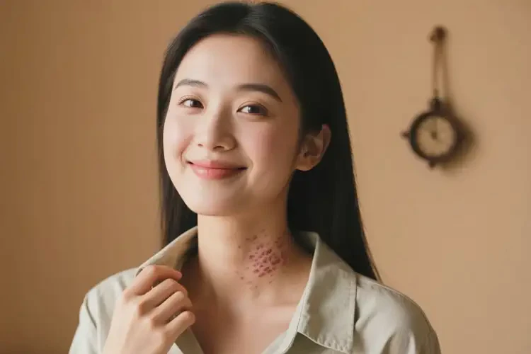 產(chǎn)婦脖子上容易起濕疹能夠徹底治愈嗎(圖1)