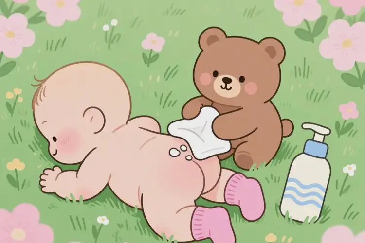 孩子屁股上偶爾起濕疹不管它會(huì)自己好嗎(圖2)