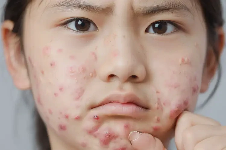 中學生面部出濕疹不管它會自己好嗎(圖4)