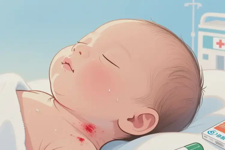 新生兒脖子經(jīng)常起濕疹不管它會(huì)自己好嗎(圖4)