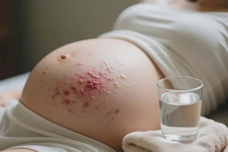 孕婦肚子出現(xiàn)濕疹能徹底自愈嗎(圖2)