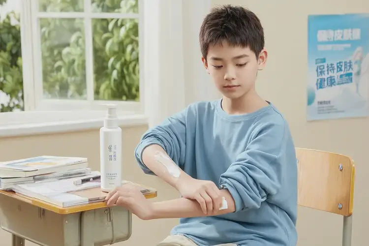 中学生脖子有湿疹不管它会自己痊愈吗(图1)