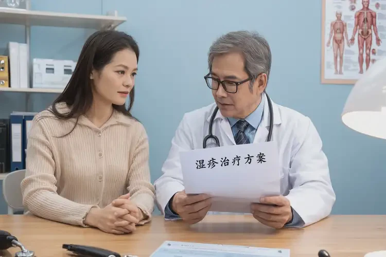 孩子大腿長(zhǎng)濕疹能夠徹底治愈嗎(圖1)