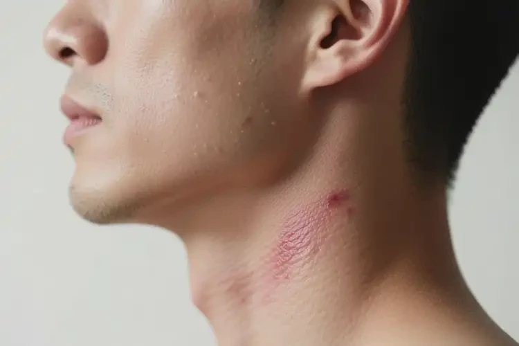 男人脖子偶尔长湿疹可不可以彻底自愈(图4)