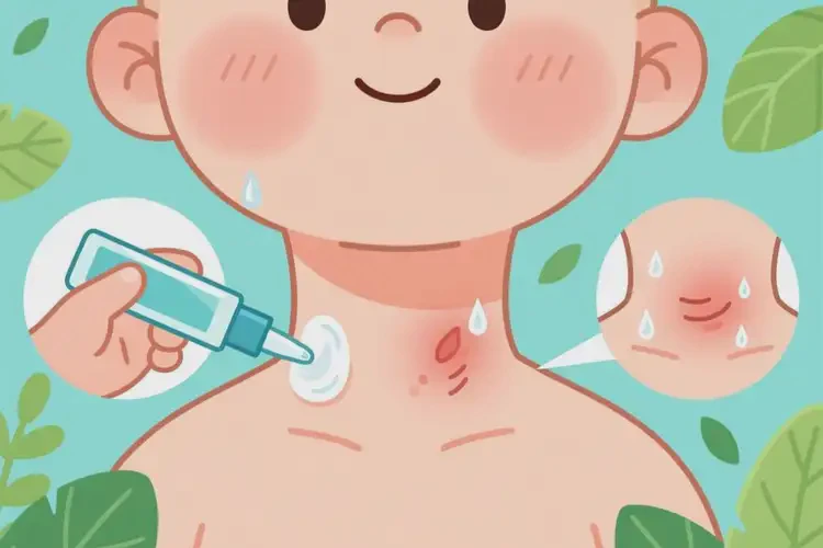 寶寶脖子上出濕疹能夠徹底治愈嗎(圖3)