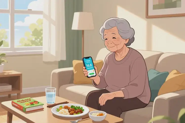 老年人中餐血糖16(图1)