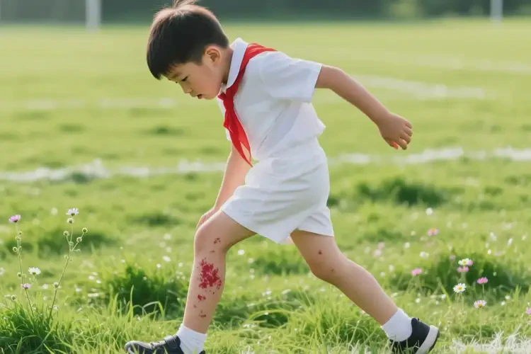 小學(xué)生小腿上出濕疹不管它會(huì)自己痊愈嗎(圖1)