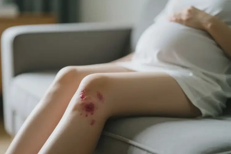 產(chǎn)婦大腿上出現(xiàn)濕疹能靠自己自愈嗎(圖3)