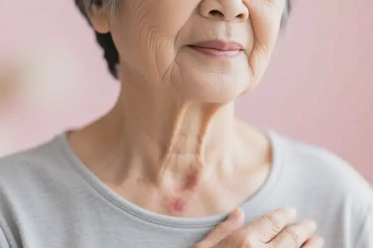 老年人脖子有濕疹能徹底自愈嗎(圖3)