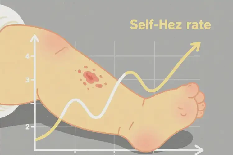 嬰幼兒小腿上容易起濕疹能徹底自愈嗎(圖1)