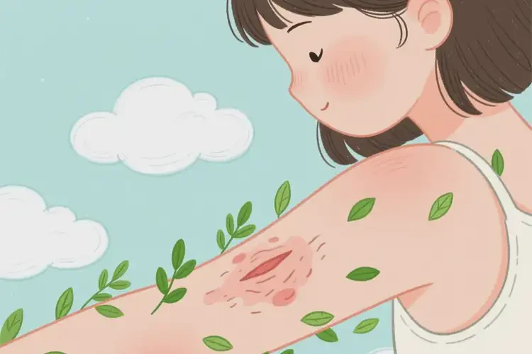 女生手臂容易長濕疹可以徹底自愈嗎(圖1)