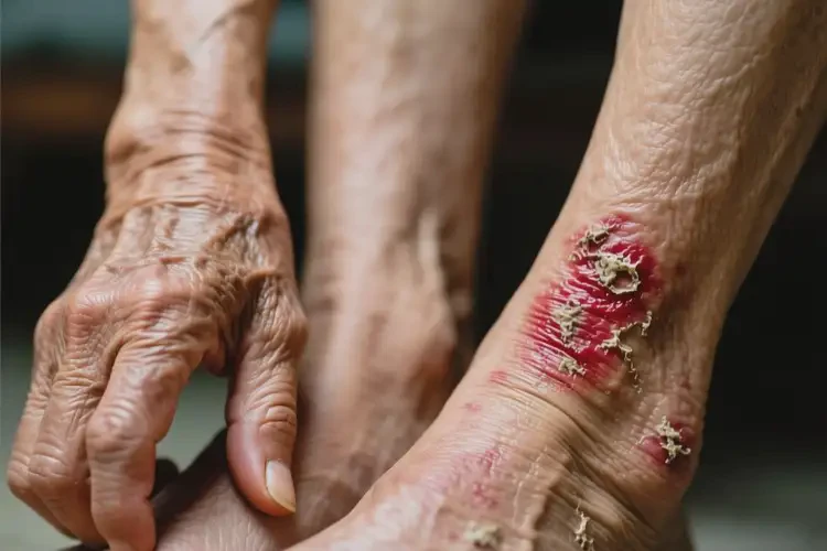 老人四肢出濕疹不管它會(huì)自己痊愈嗎(圖1)