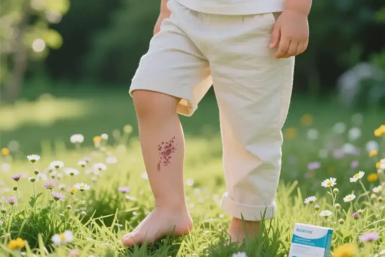 孩子小腿出濕疹不管它會(huì)自己自愈嗎(圖1)