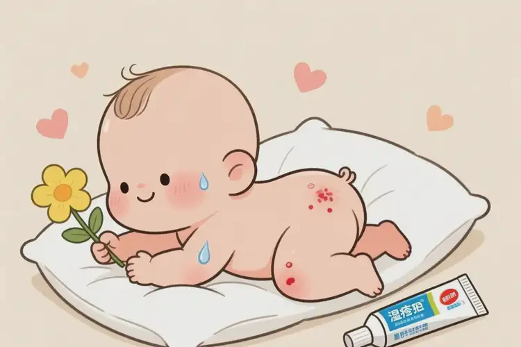 儿童屁股上出现湿疹不管它会自己自愈吗(图3)