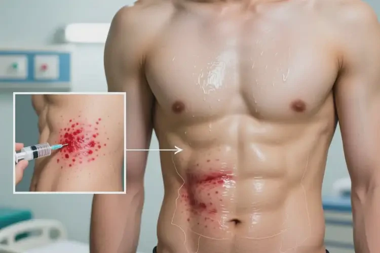 男生肚子容易長(zhǎng)濕疹能夠徹底治愈嗎(圖1)