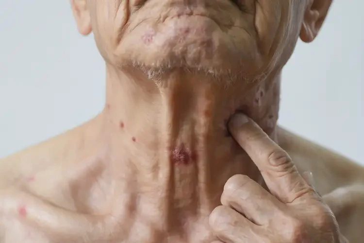 老年人脖子上出現(xiàn)濕疹能夠徹底治愈嗎(圖4)
