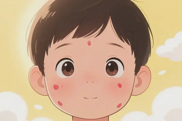 少兒面部經(jīng)常起濕疹能徹底自愈嗎(圖1)