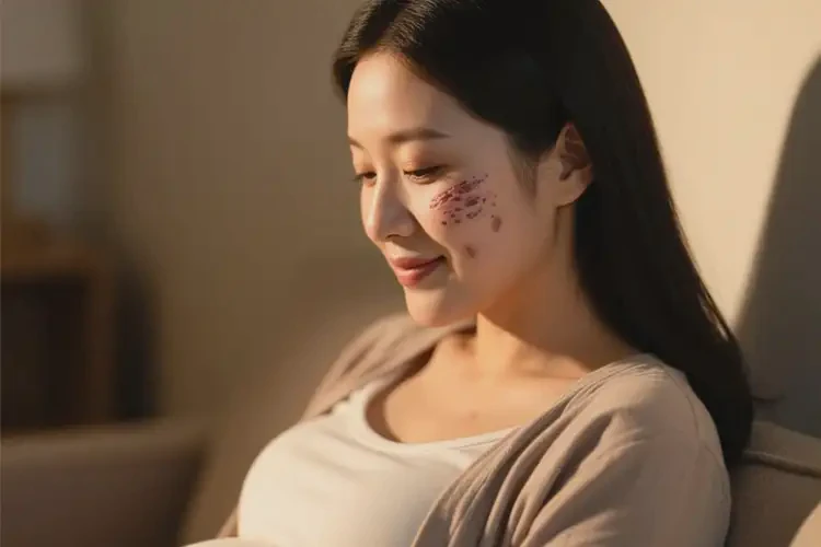 產(chǎn)婦臉上起濕疹不管它會(huì)自己好嗎(圖2)