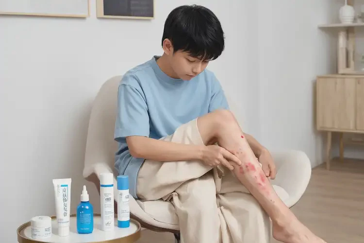 青少年小腿上長濕疹可以徹底自愈嗎(圖1)