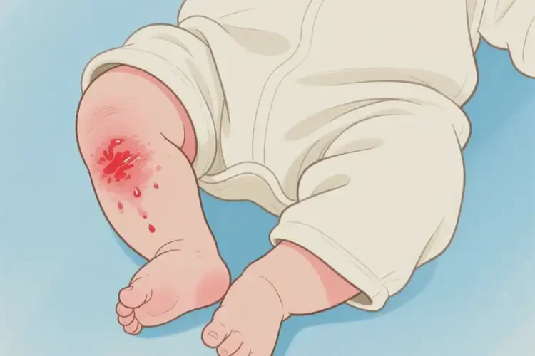 小兒大腿上容易起濕疹不管它會自己自愈嗎(圖4)