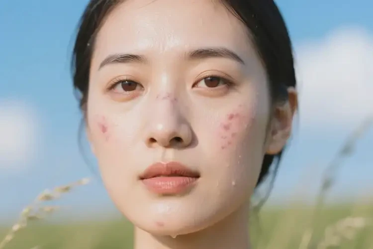 女人臉上出濕疹不管它會自己痊愈嗎(圖2)