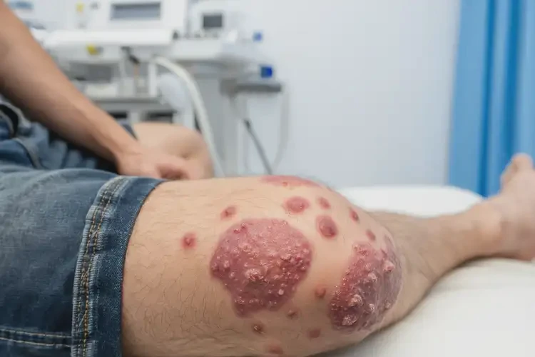 青年人小腿上容易起湿疹不管它会自己好吗(图3)