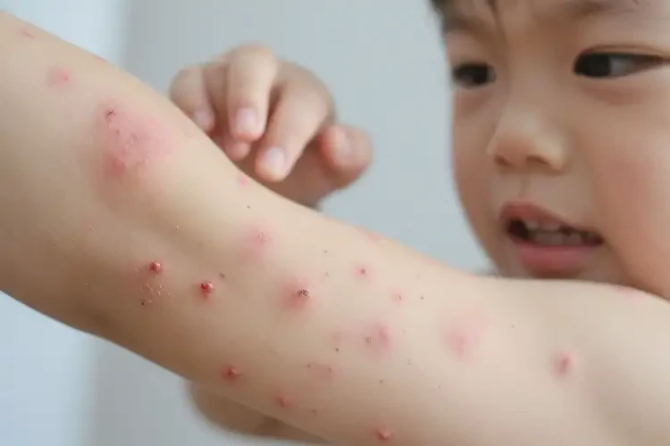 孩子身上長(zhǎng)濕疹不管它會(huì)自己痊愈嗎(圖4)