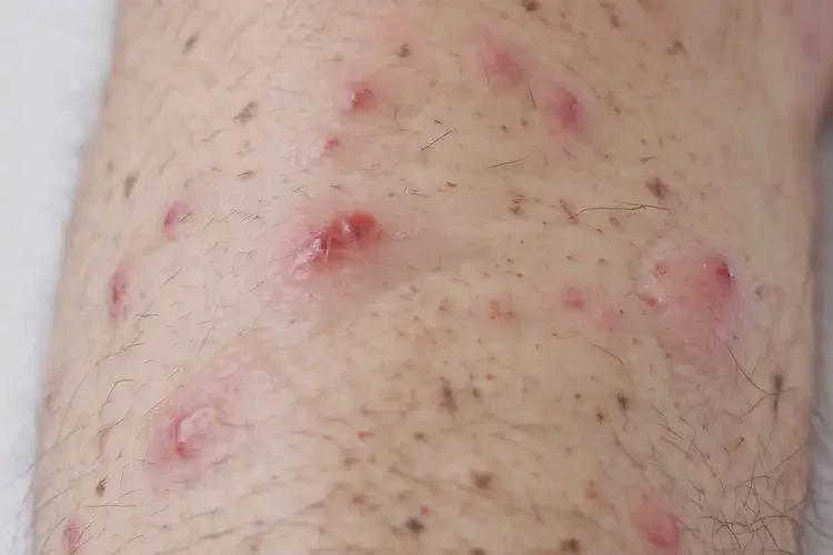 男人小腿上偶爾長(zhǎng)濕疹能夠徹底治愈嗎(圖4)