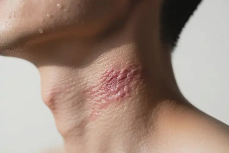 男性脖子上出湿疹可不可以彻底自愈(图3)