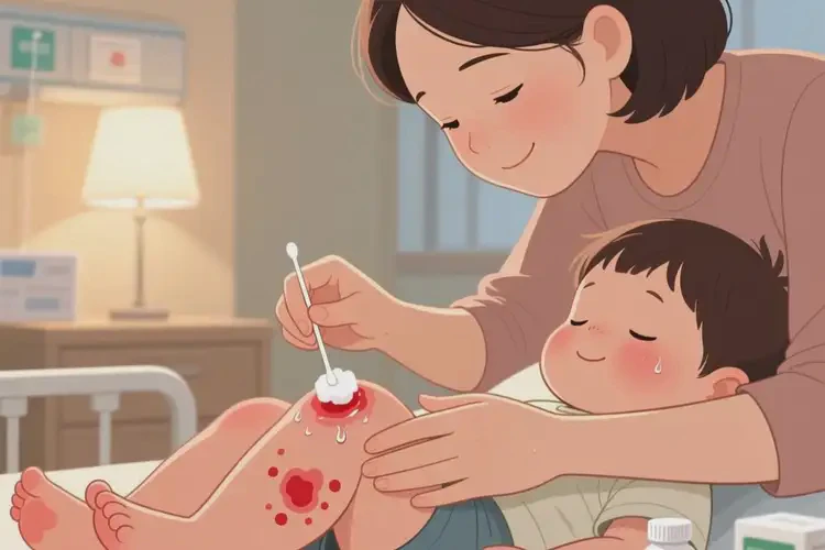 小孩小腿上经常长湿疹能够彻底治愈吗(图1)