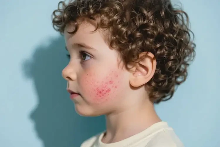 儿童面部容易长湿疹不管它会自己痊愈吗(图2)