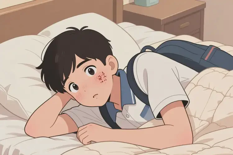 大學(xué)生臉上容易起濕疹不管它會(huì)自己好嗎(圖1)