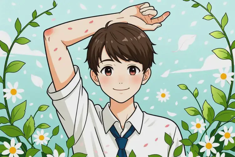 中學(xué)生手臂容易長濕疹能夠徹底治愈嗎(圖4)