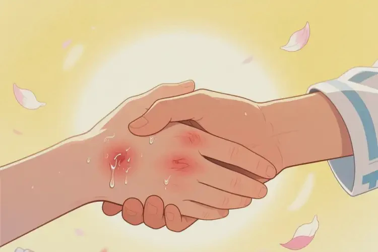 青年人手上經(jīng)常長濕疹能徹底自愈嗎(圖1)