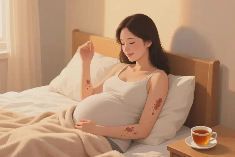 產(chǎn)婦身上長(zhǎng)濕疹不管它會(huì)自己痊愈嗎(圖2)