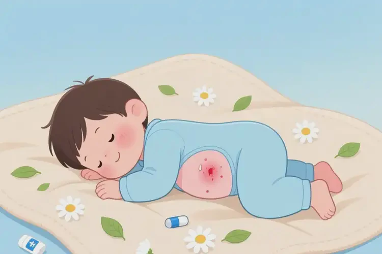 孩子肚子偶尔起湿疹可以彻底自愈吗(图4)